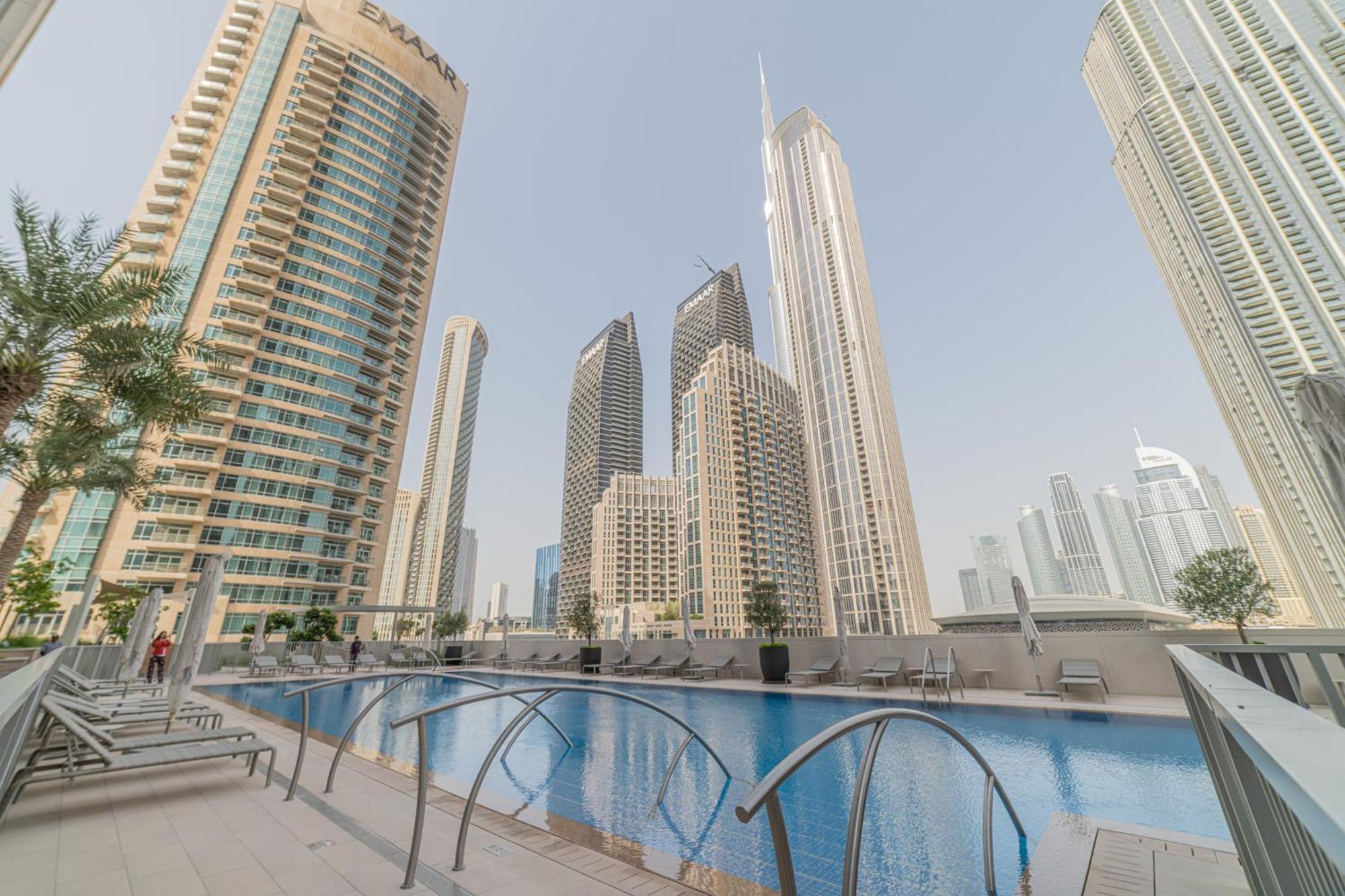 First Class 2Br With Full Dubai Boulevard View Dış mekan fotoğraf