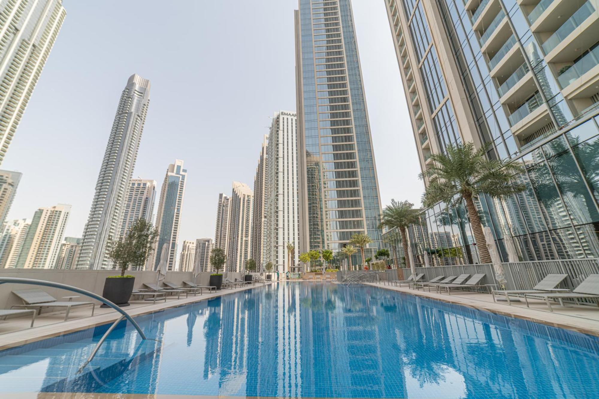 First Class 2Br With Full Dubai Boulevard View Dış mekan fotoğraf