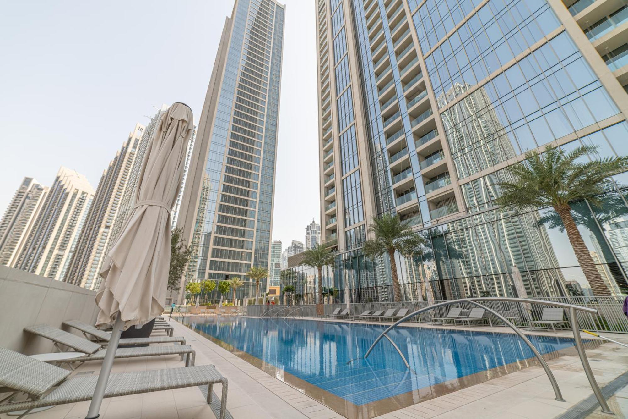First Class 2Br With Full Dubai Boulevard View Dış mekan fotoğraf
